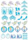 Cinderella Edible Icing Character Icon Sheet